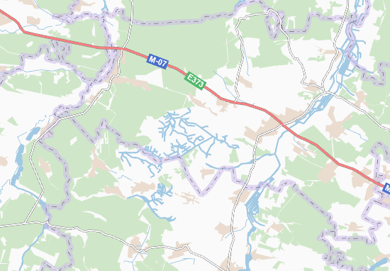 Kaart Plattegrond Vyshnyaky