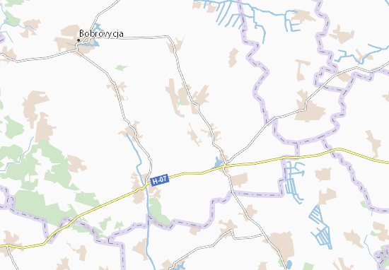 Karte Stadtplan Bilotserkivtsi