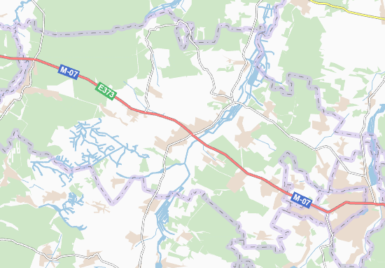 Karte Stadtplan Borodyanka