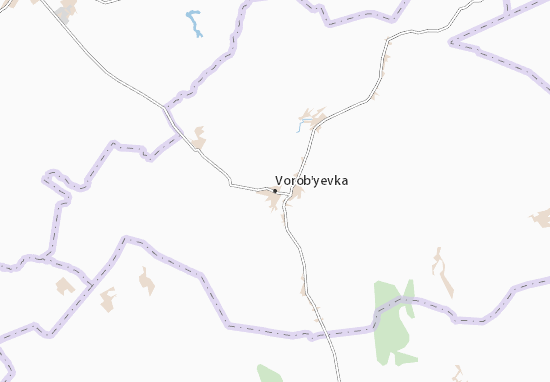 Kaart Plattegrond Vorob&#x27;yevka