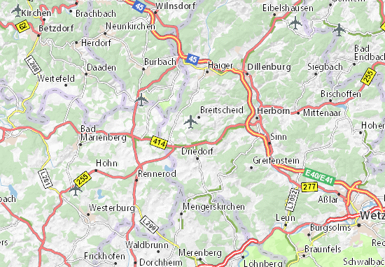 MICHELIN-Landkarte Gusternhain - Stadtplan Gusternhain - ViaMichelin