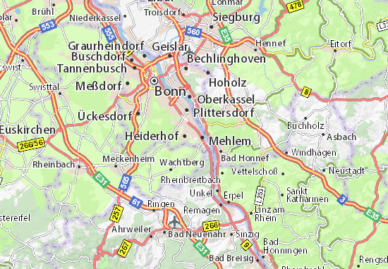 Mapa Lannesdorf