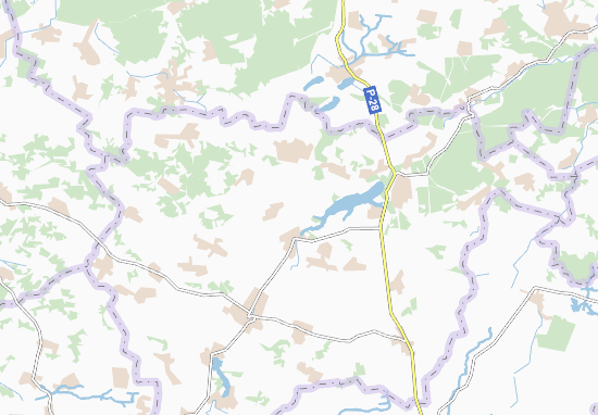 Kaart Plattegrond Radychi
