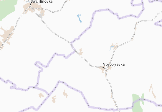 Karte Stadtplan Kvashino