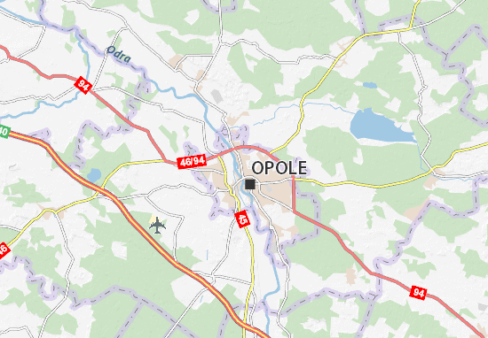 Karte Stadtplan Opole