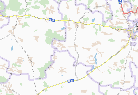 Karte Stadtplan Bilostok
