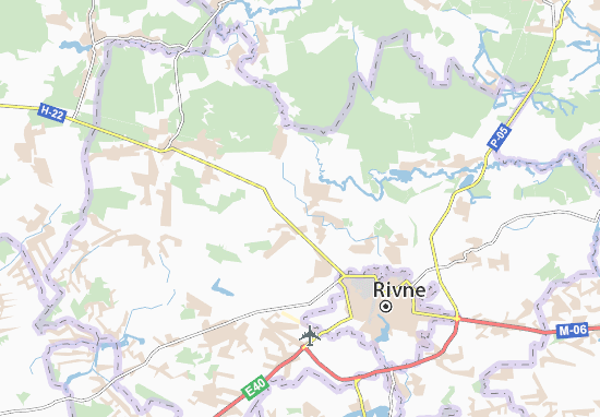 Karte Stadtplan Rohachiv