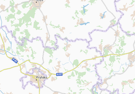 Mapa Ryashky