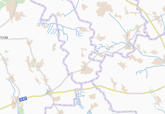 Karte Stadtplan Hannivka