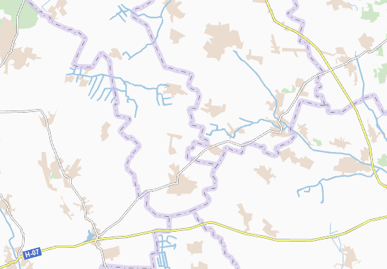 Karte Stadtplan Klenove