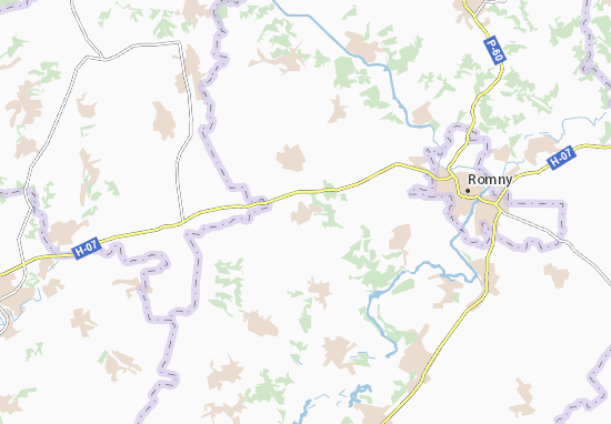 Karte Stadtplan Mali Bubny