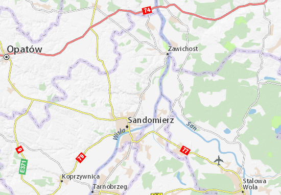 Karte Stadtplan Dwikozy