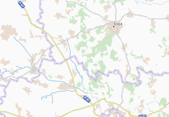 Mapa Hrabiv