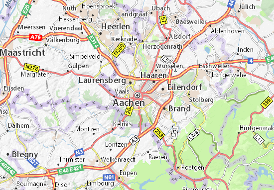 Mapas-Planos Aachen