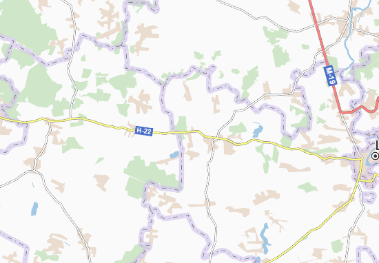 Mapa Smolyhiv