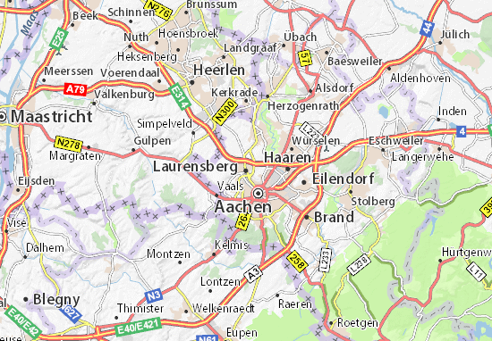 Mapa Laurensberg