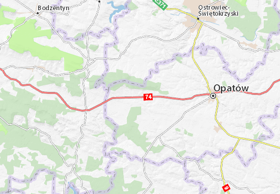 Karte Stadtplan Baćkowice