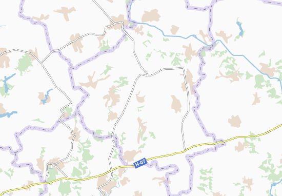 Kaart Plattegrond Popovychka