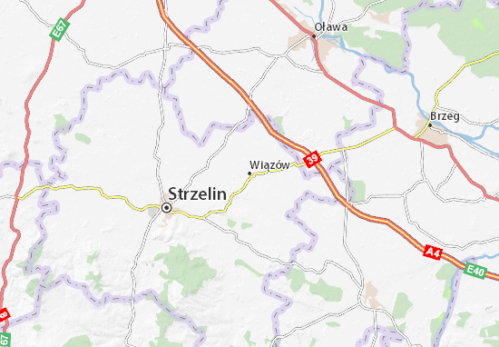 Kaart Plattegrond Wiązów