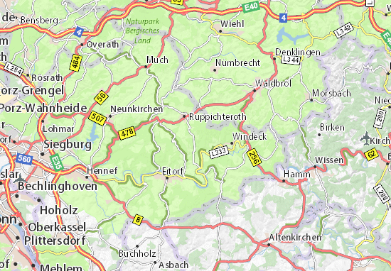 MICHELIN-Landkarte Gutmannseichen - Stadtplan Gutmannseichen - ViaMichelin