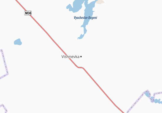 Karte Stadtplan Vishnevka