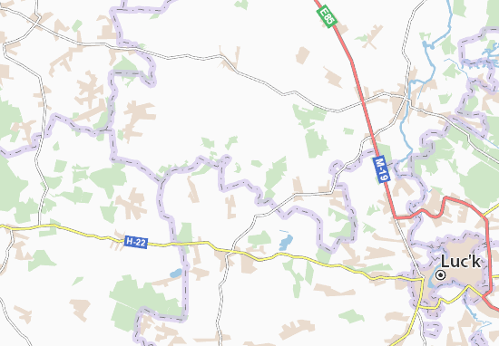 Karte Stadtplan Horodyni
