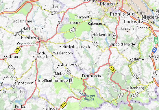 Karte Stadtplan Pretzschendorf