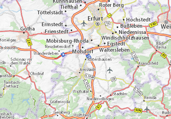 Ichtershausen Map