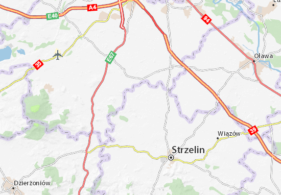 Kaart Plattegrond Borów