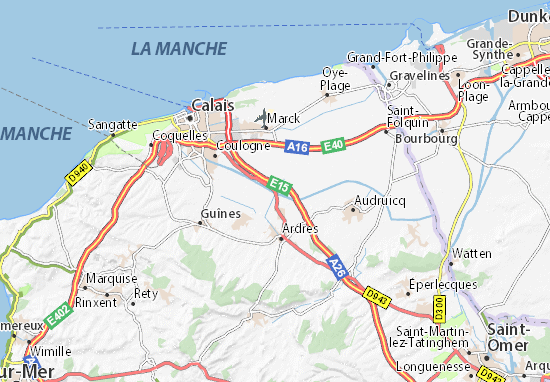 Mapa Le Pont-d&#x27;Ardres