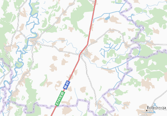 Mapa Oleksiivshchyna