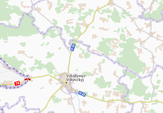 Karte Stadtplan Ovadne