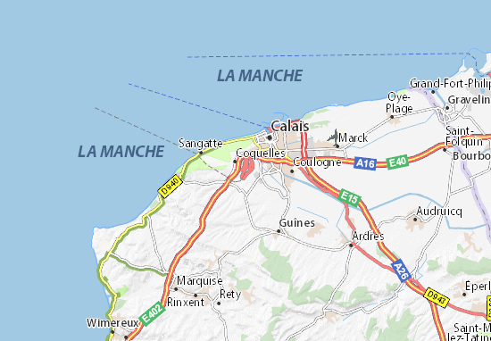 Michelin Tunnel Sous La Manche Map Viamichelin