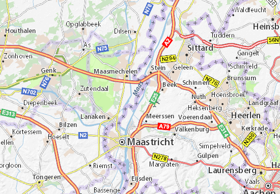 Mapa Aan de Maas