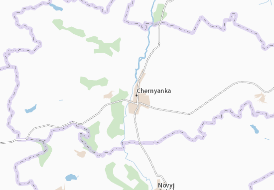 Karte Stadtplan Chernyanka