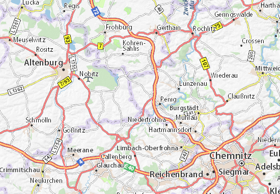 MICHELIN-Landkarte Niedersteinbach - Stadtplan Niedersteinbach