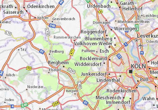 Mapa Büsdorf
