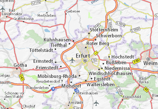 Mapa Marbach