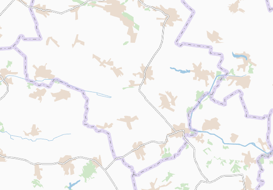 Karte Stadtplan Chervona Zirka