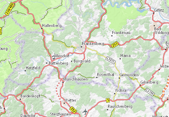 Mapa Bottendorf