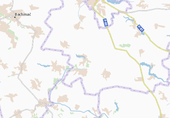 Karte Stadtplan Velykyi Sambir