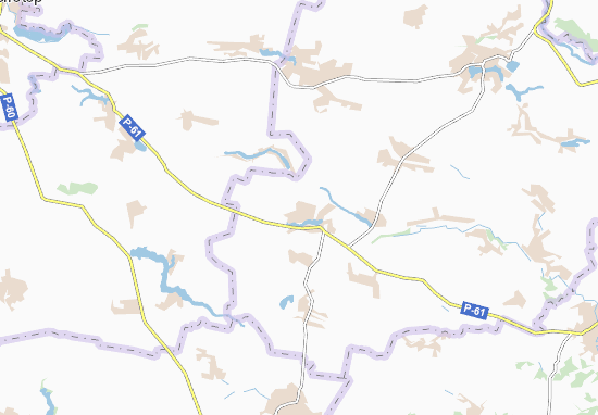 Kaart Plattegrond Chernecha Sloboda