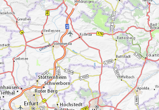 MICHELIN-Landkarte Vogelsberg - Stadtplan Vogelsberg - ViaMichelin