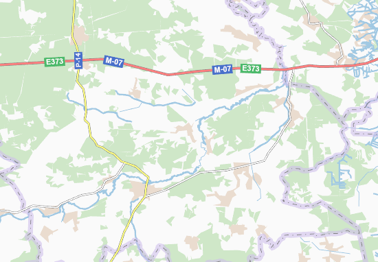 Karte Stadtplan Komarove