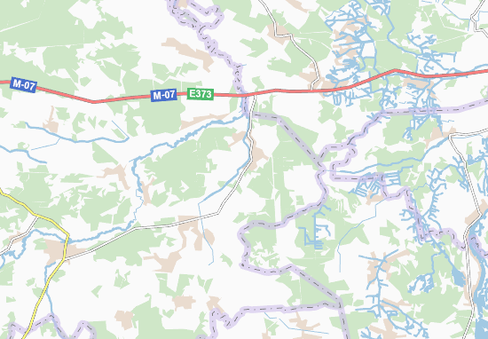 Mapa Velyka Osnytsya
