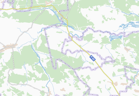 Karte Stadtplan Rahivka