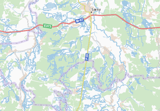 Karte Stadtplan Nemovychi