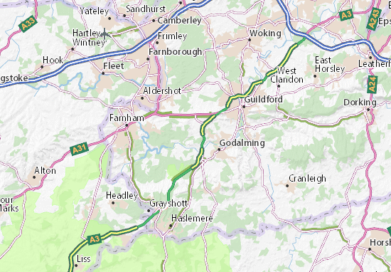 Mapa Shackleford