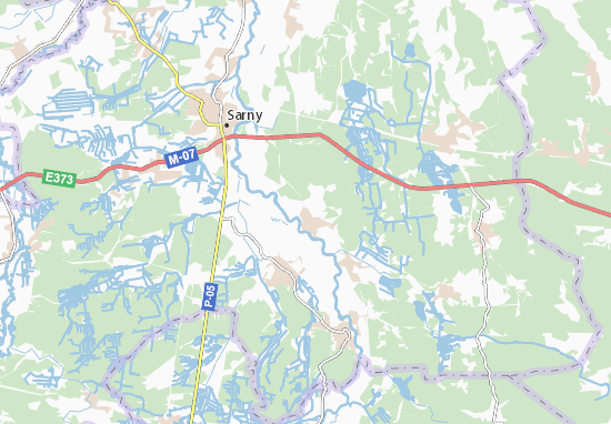 Karte Stadtplan Chudel&#x27;