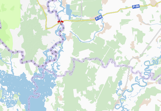 Karte Stadtplan Borovyky